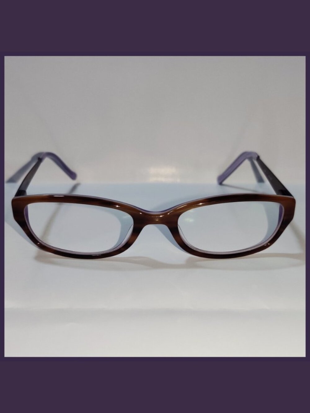 Guess GU 9075 Kids / Youth Eyeglasses Brown / Purple FRAMES ONLY 48-17-130